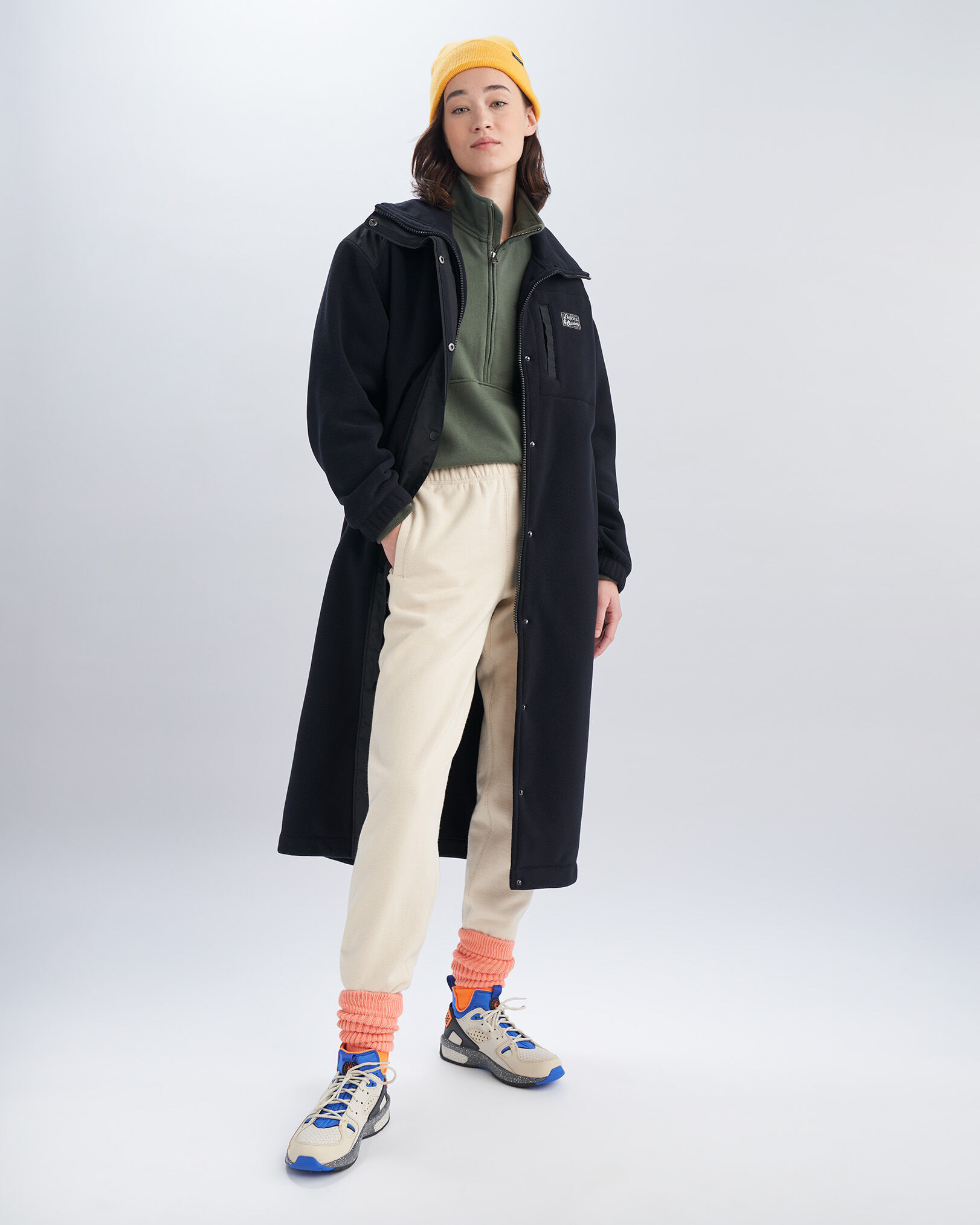 Polartec Long Jacket Jackets Outerwear Roots