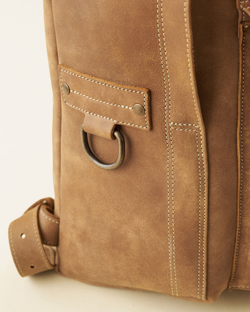 Sac à dos pour étudiant Beaver Canoe en cuir Tribe