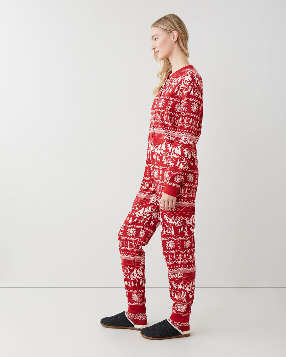 Womens Winter Wonderland Pajama Onesie