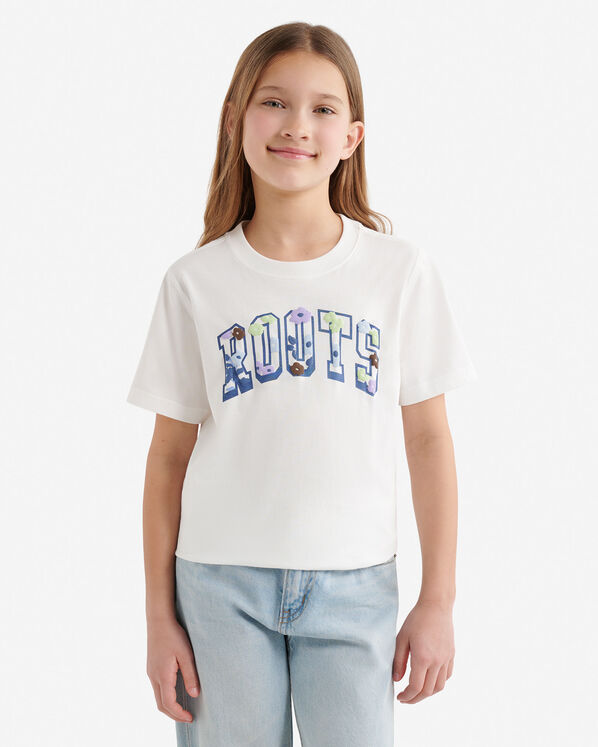 T-shirt motif floral pour enfant