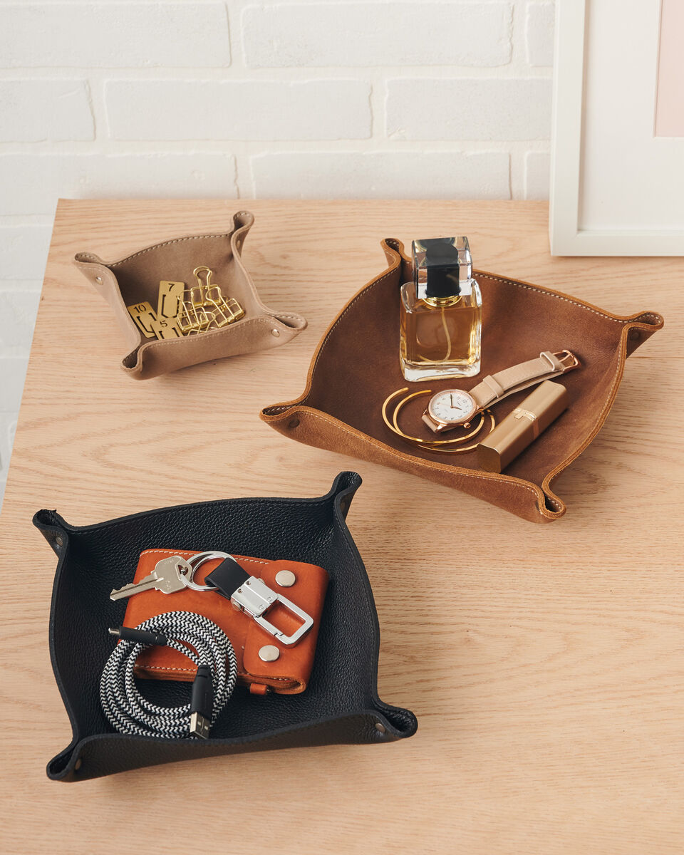 Large Leather Tray Cervino