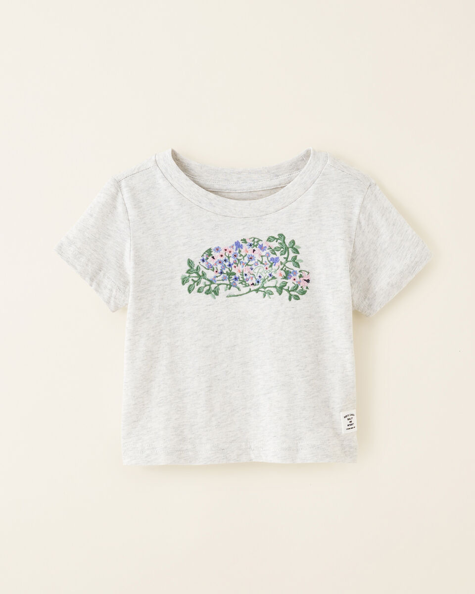 T-shirt motif floral Cooper pour bébé