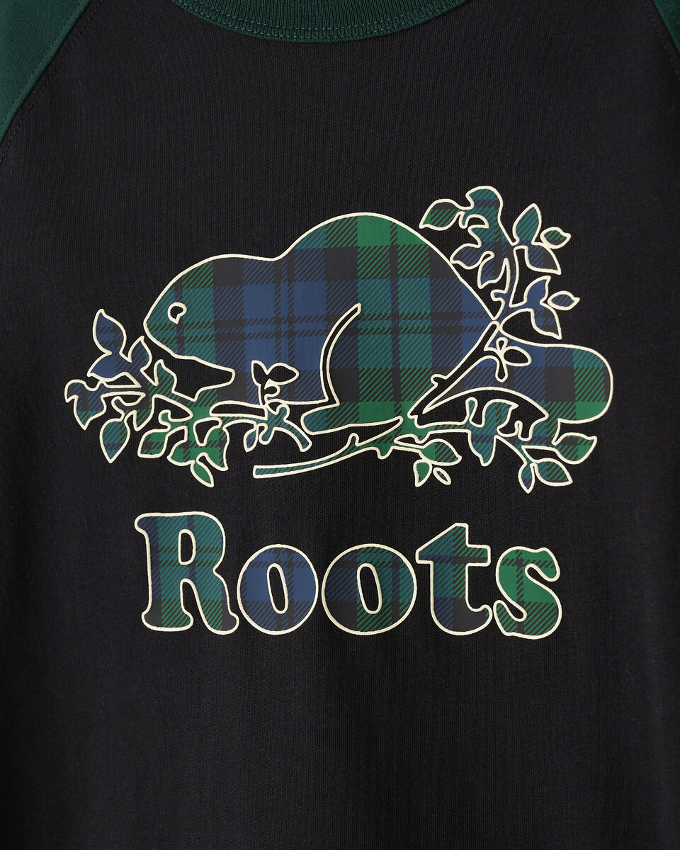 Kids Plaid Baseball T-Shirt