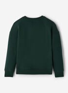 Kids Plaid Applique Crew Sweatshirt