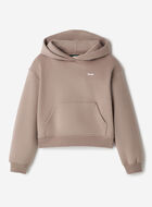 Chandail &agrave; capuchon en molleton nuage