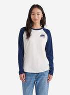 T-shirt style baseball Cooper en coton bio pour femme