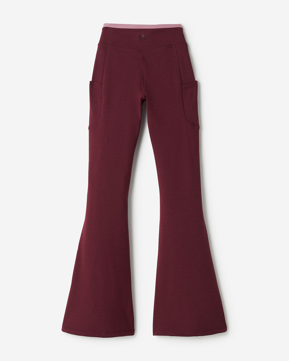 Legging sport &eacute;vas&eacute; en tricot