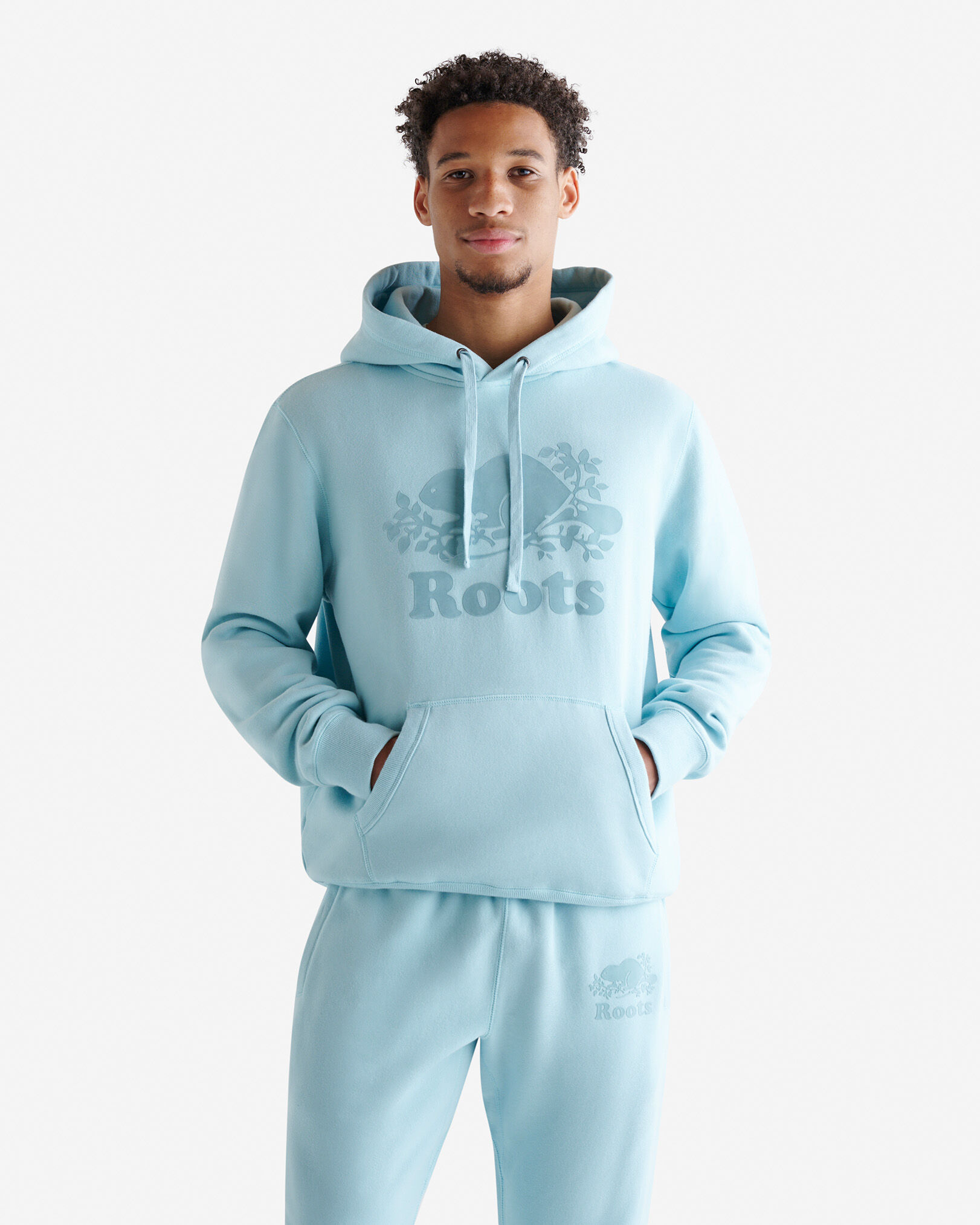 Blue roots hoodie hotsell