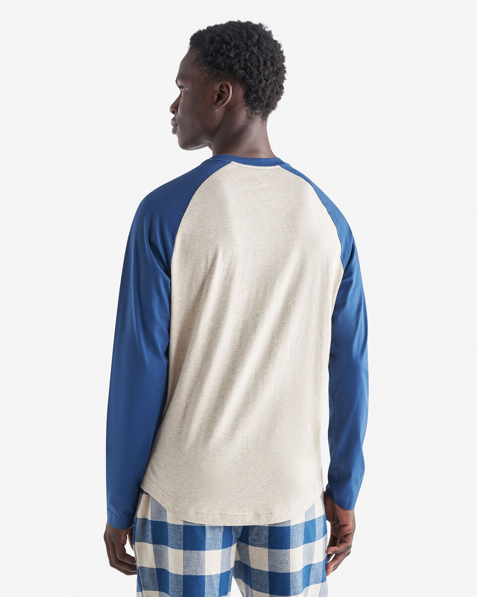 Mens Cooper Plaid Raglan Long Sleeve T-Shirt
