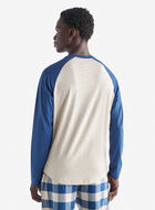 Mens Cooper Plaid Raglan Long Sleeve T-Shirt