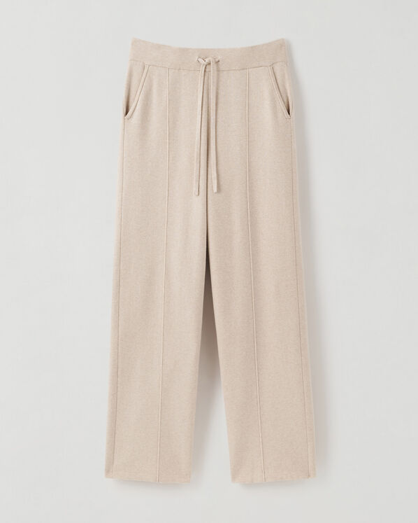 Pantalon large de détente de luxe