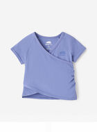 Toddler Girls Easy Stretch Wrap T-Shirt