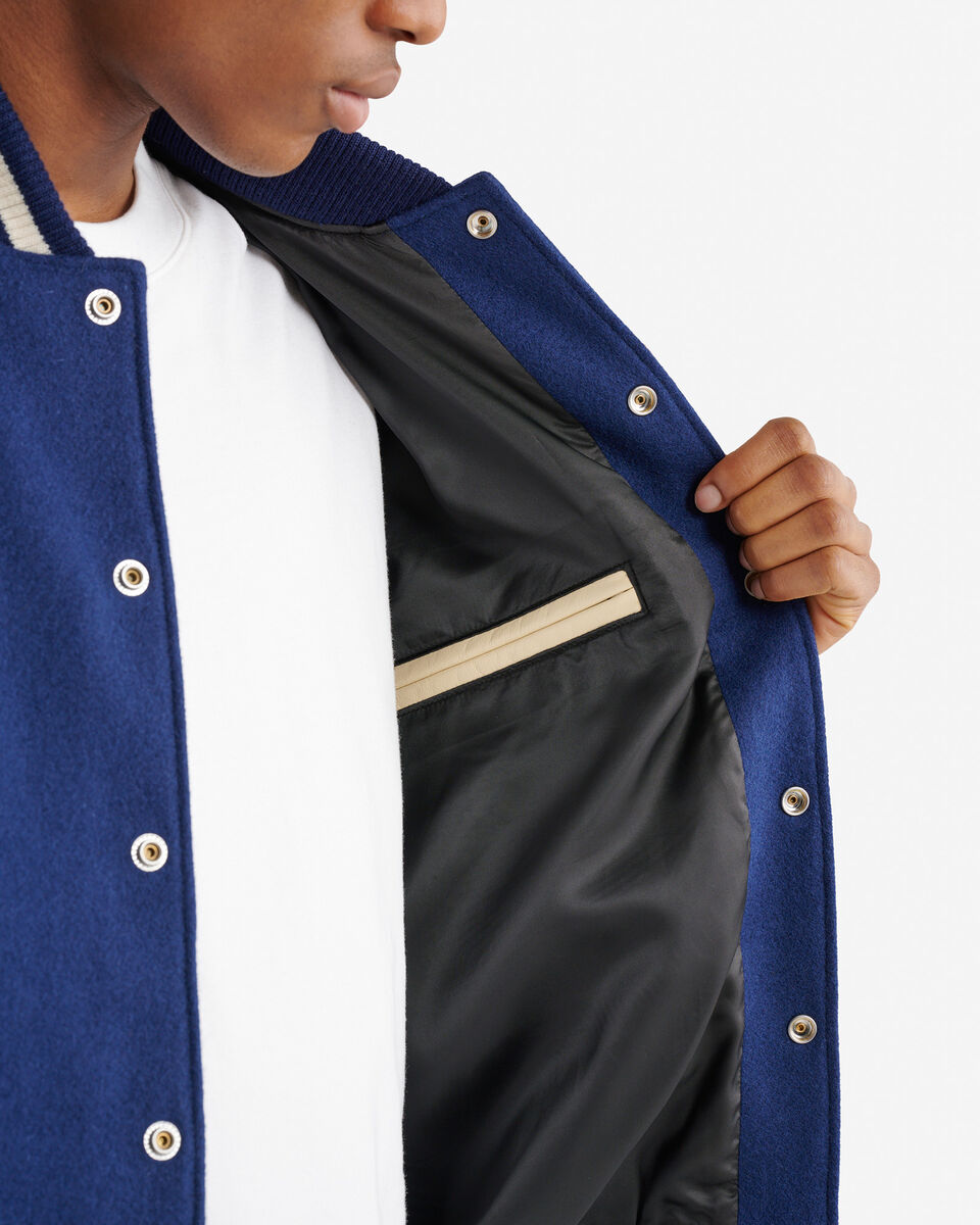 Blouson universitaire r&eacute;tro pour homme