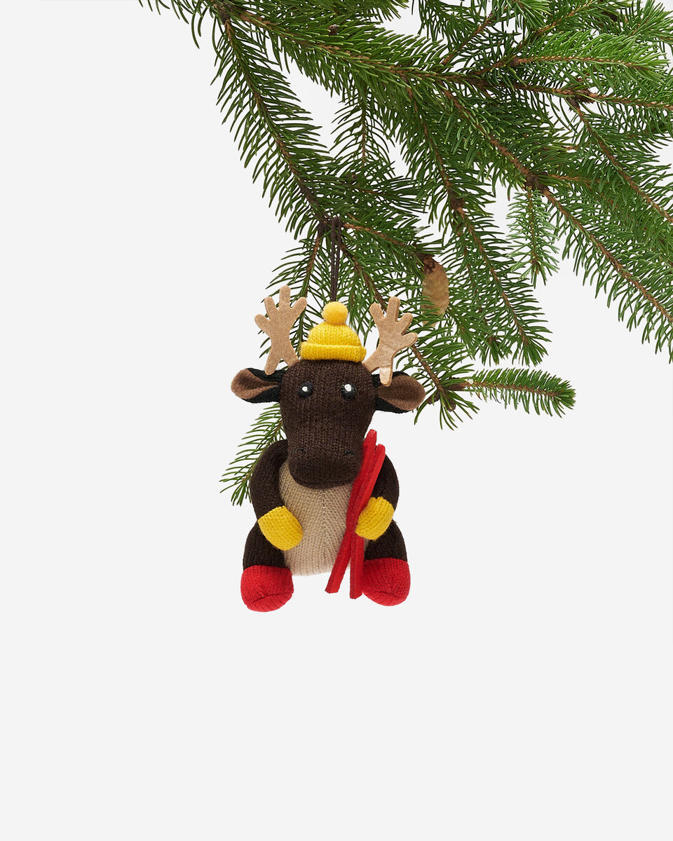 Skiing Moose Ornament