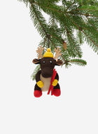 Skiing Moose Ornament