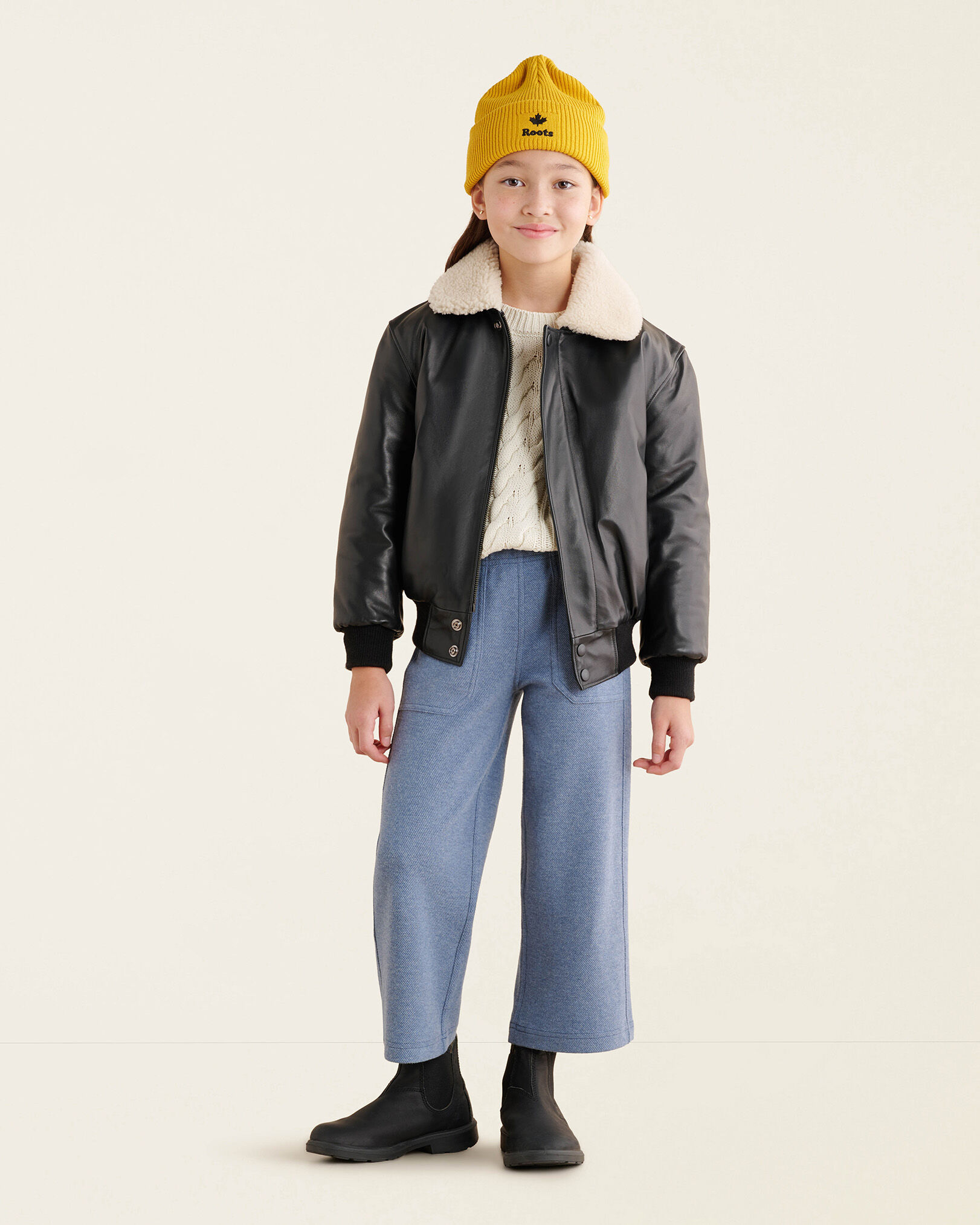 Kids Aviator Jacket Varsity Jackets Roots