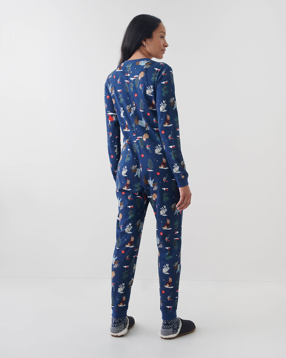 Womens Winter Wonderland Pajama Onesie