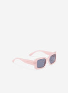 Womens Plastic Rectangle Sunglasses