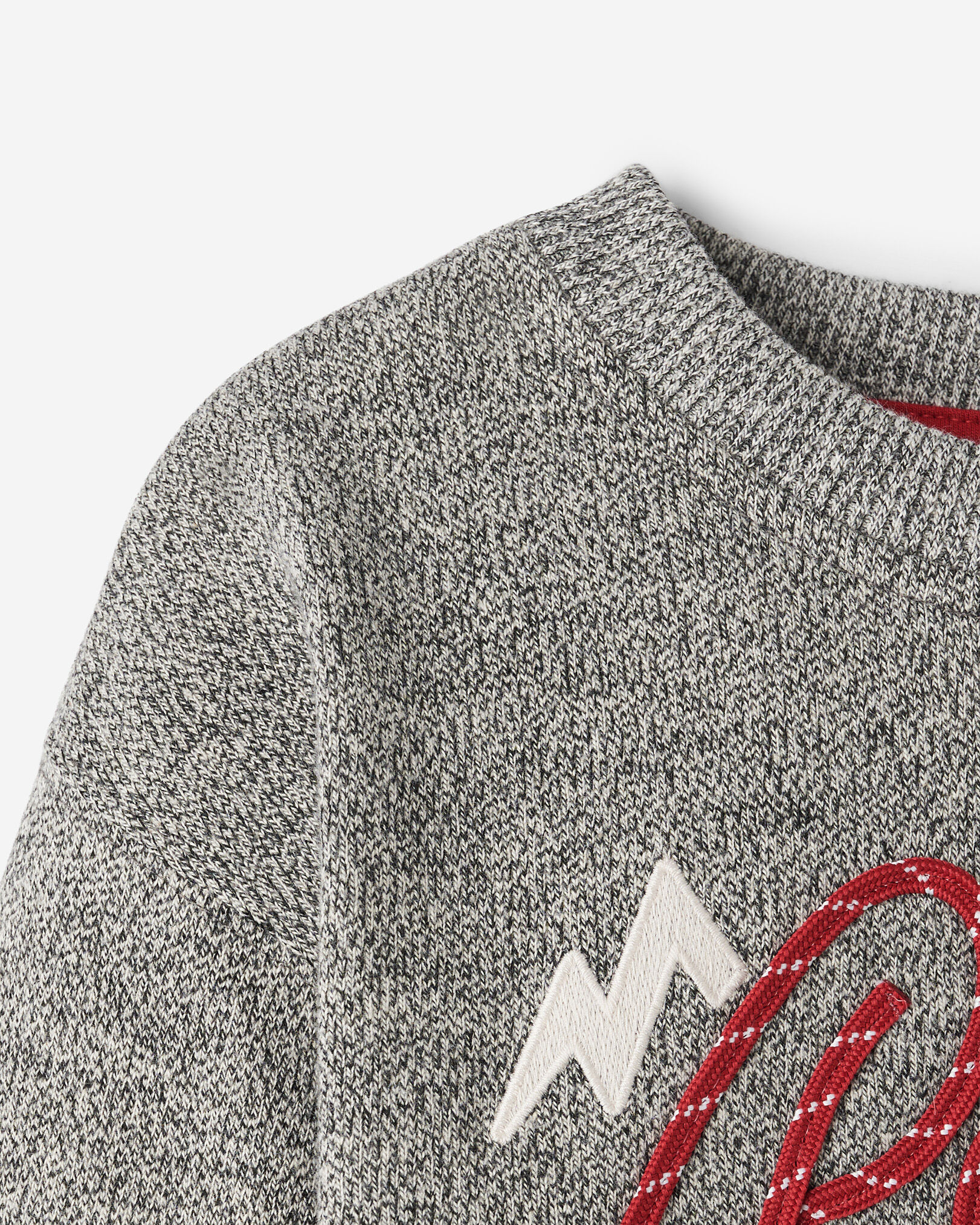 Toddler Cabin Rope Applique Crew Sweatshirt