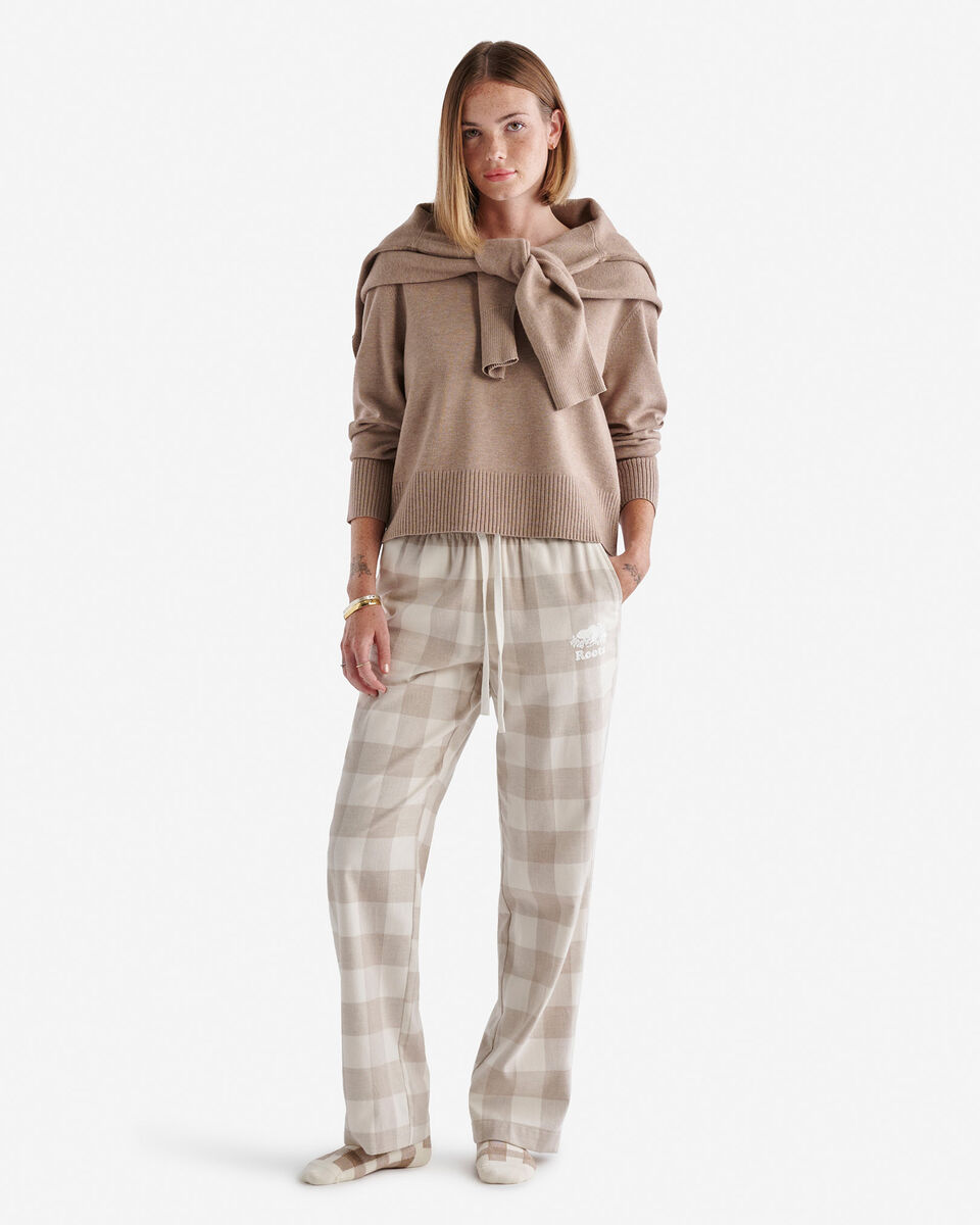 Pantalon de pyjama à carreaux Park pour femmes