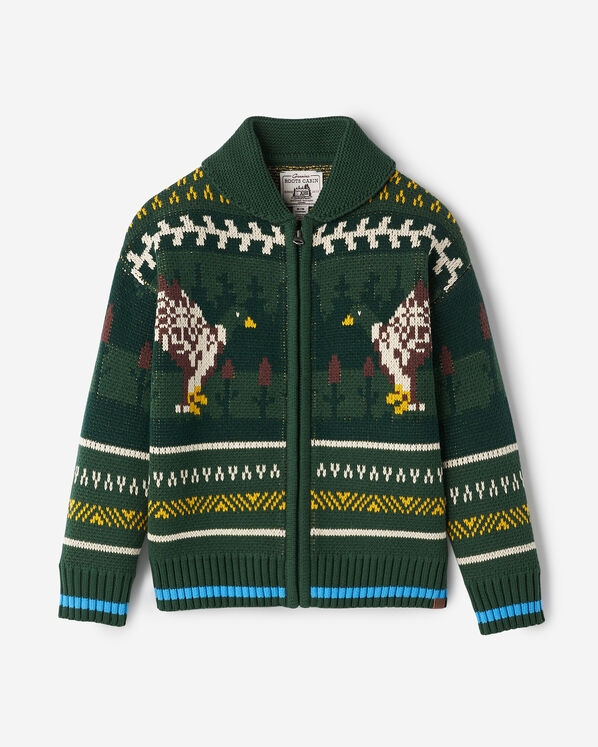 Kids Cabin Shawl Fair Isle Cardigan