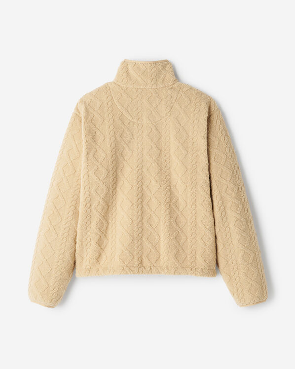 Cable Shearling Fleece Half Zip Cable Shearling Fleece Half Zip