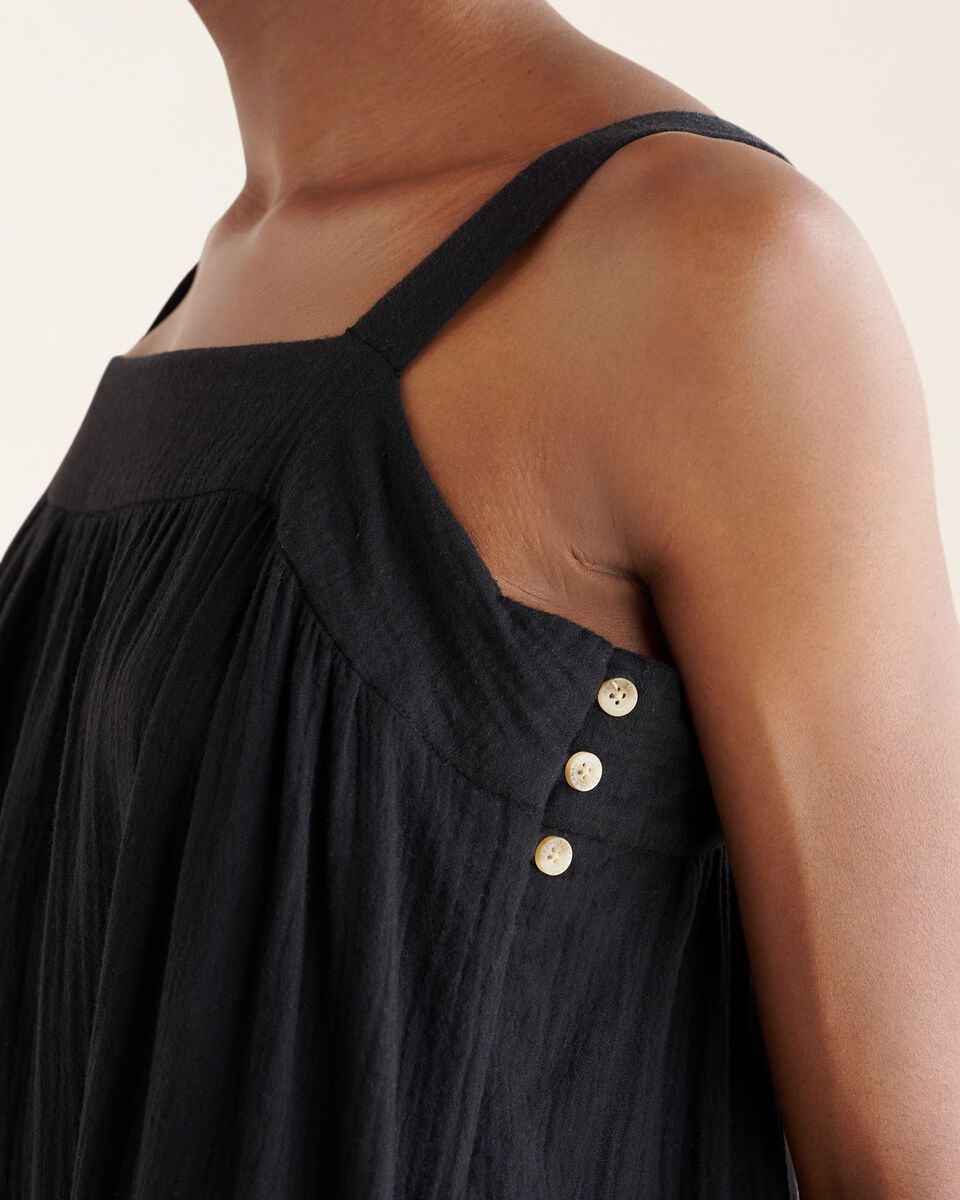 Isla Cotton Gauze Tiered Dress Dresses, Jumpsuits Roots