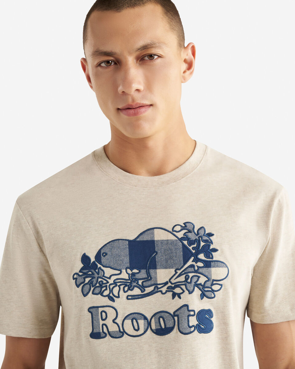 T-shirt Cooper à carreaux pour hommes