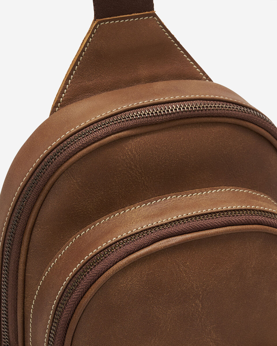 Grand sac à bandoulière Trinité en cuir Tribe