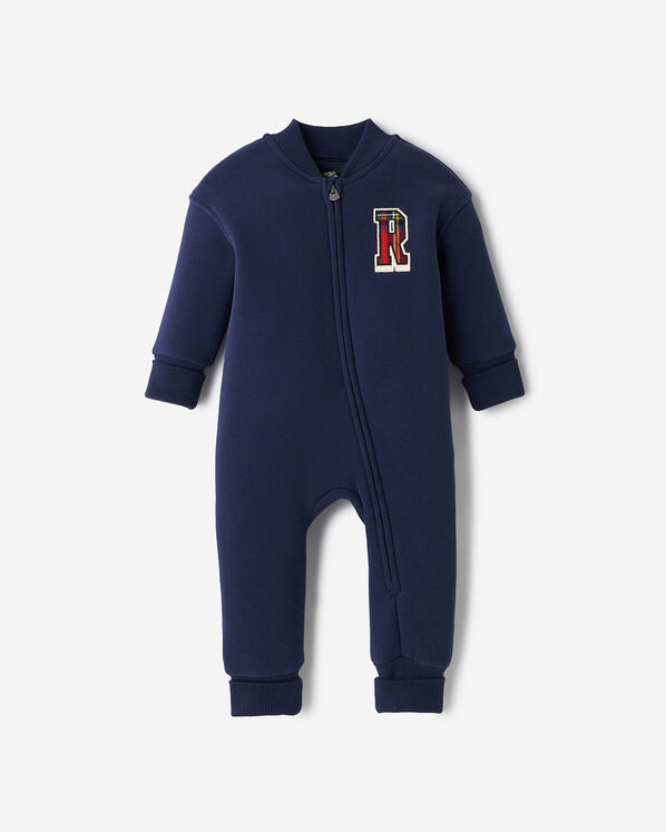 Barboteuse avec appliqu&eacute; &agrave; carreaux pour b&eacute;b&eacute;s 