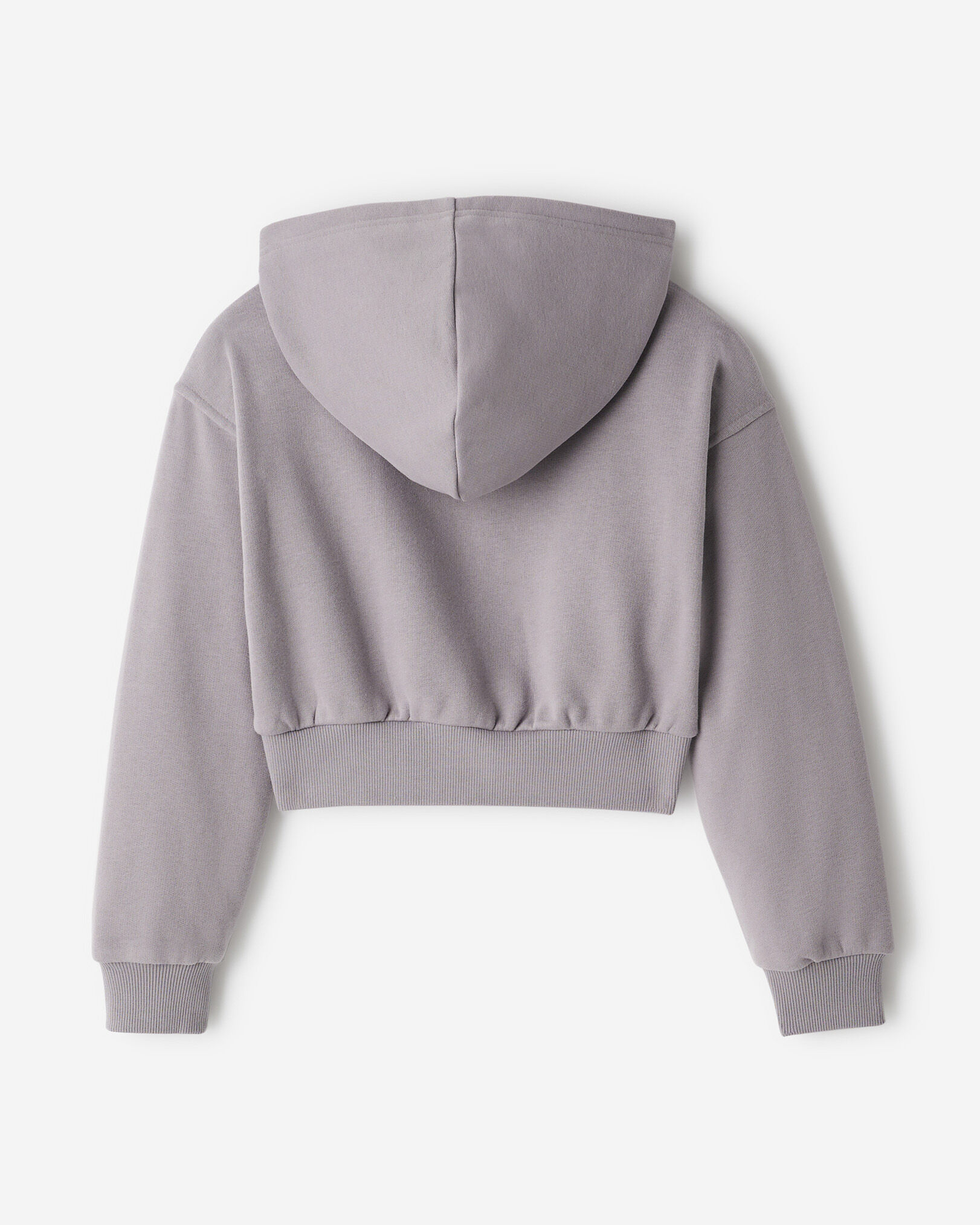 Girls Summer Cloud Cropped Bubble Full Zip Hoodie