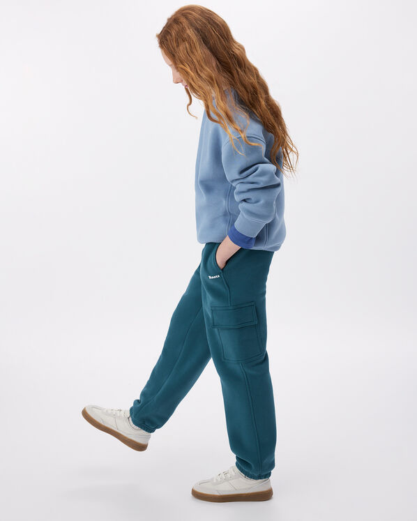 Pantalon cargo d&eacute;contract&eacute; en molleton Nuage pour enfants