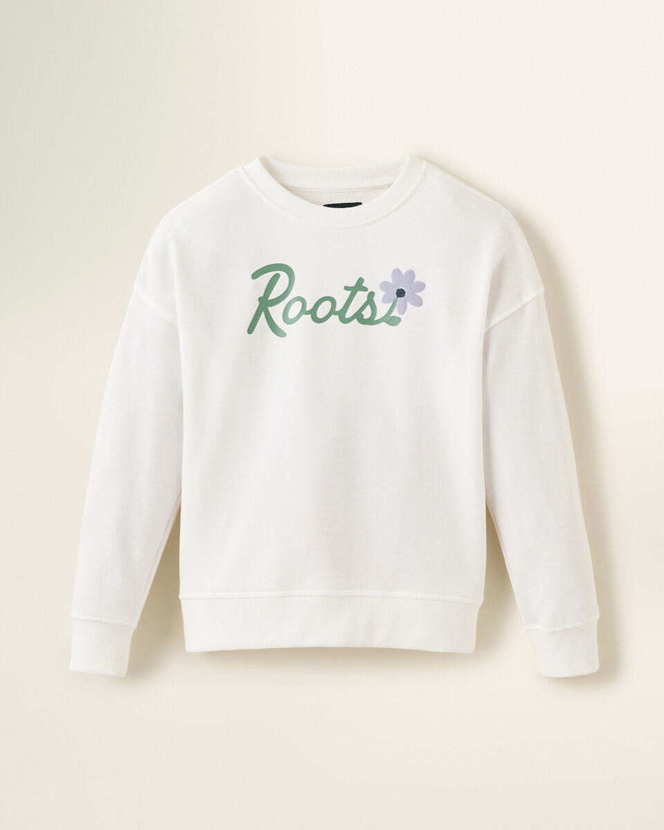 Kids Floral Crew Sweatshirt
