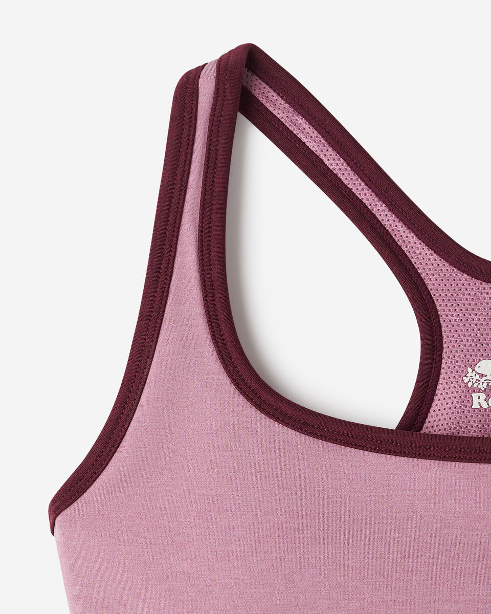 Camisole sport courte en tricot