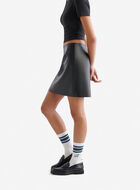 Short Leather Skirt