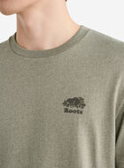 T-shirt poivr&eacute; en coton bio pour hommes