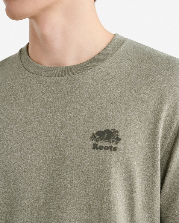 T-shirt poivr&eacute; en coton bio pour hommes