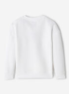 Kids Plaid Applique Crew Sweatshirt