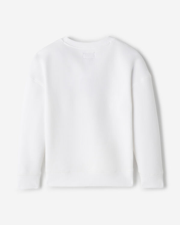 Kids Plaid Applique Crew Sweatshirt