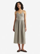 Robe nid-d&rsquo;abeilles en gaze de coton Isla