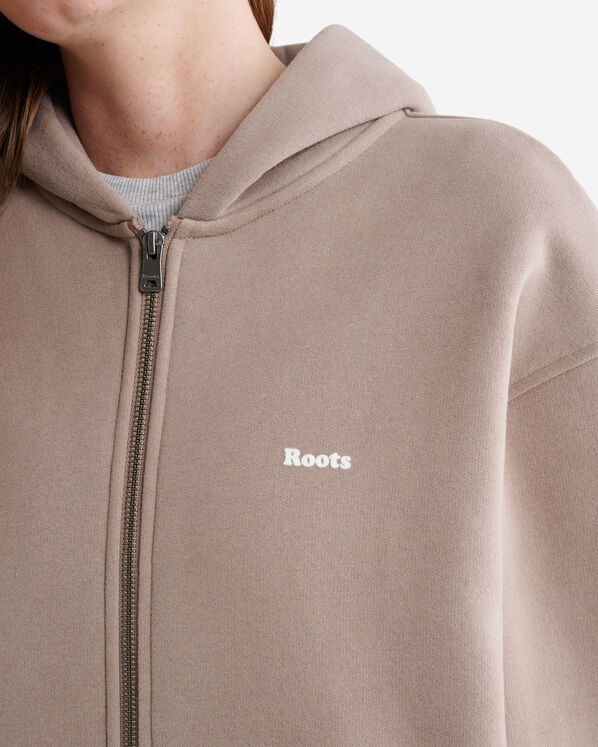 Chandail &agrave; capuchon et glissi&egrave;re en molleton Nuage