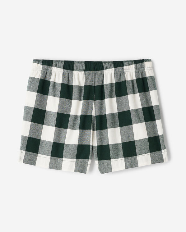 Short de pyjama &agrave; carreaux pour femme