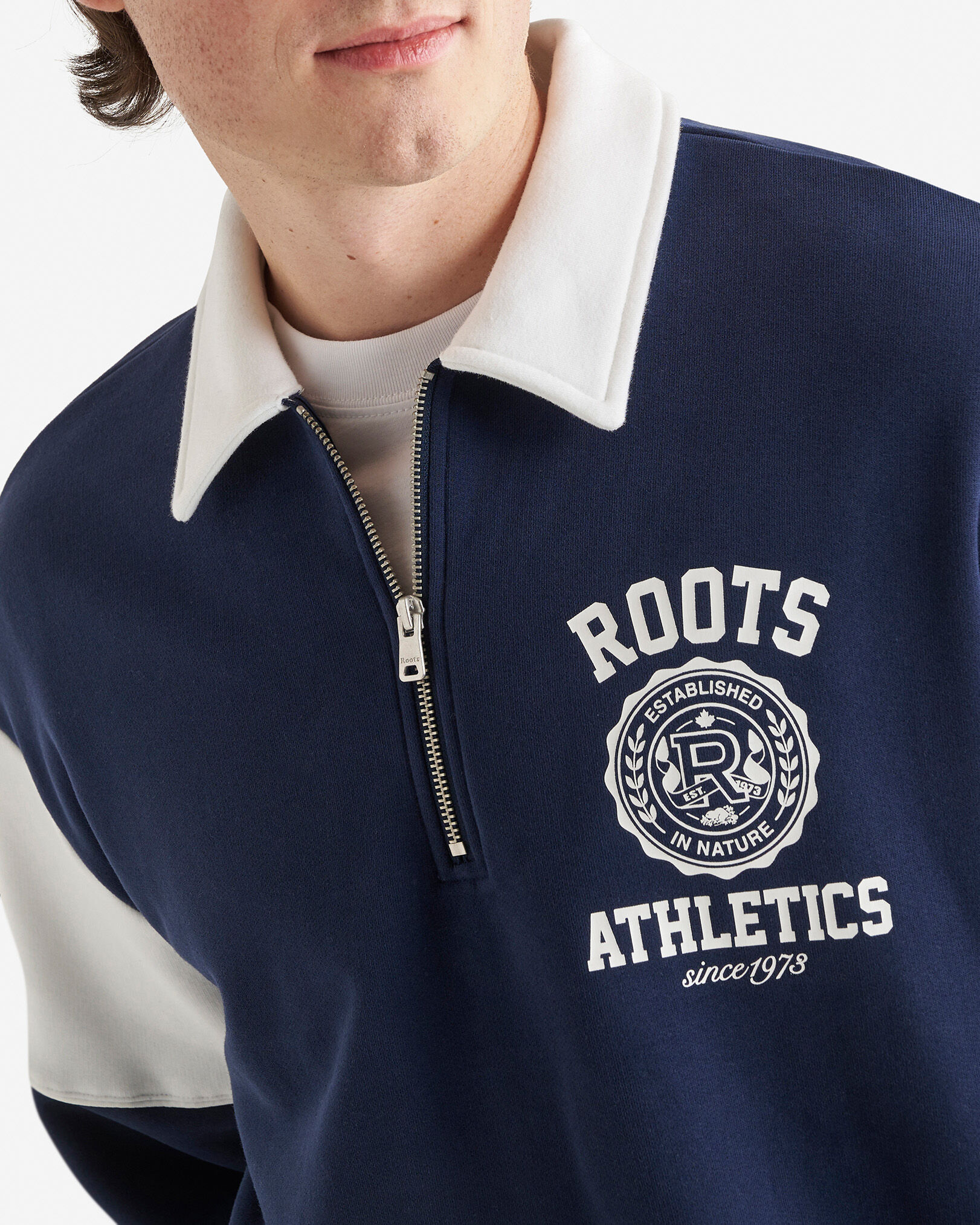 Legacy Crest Half Zip Polo