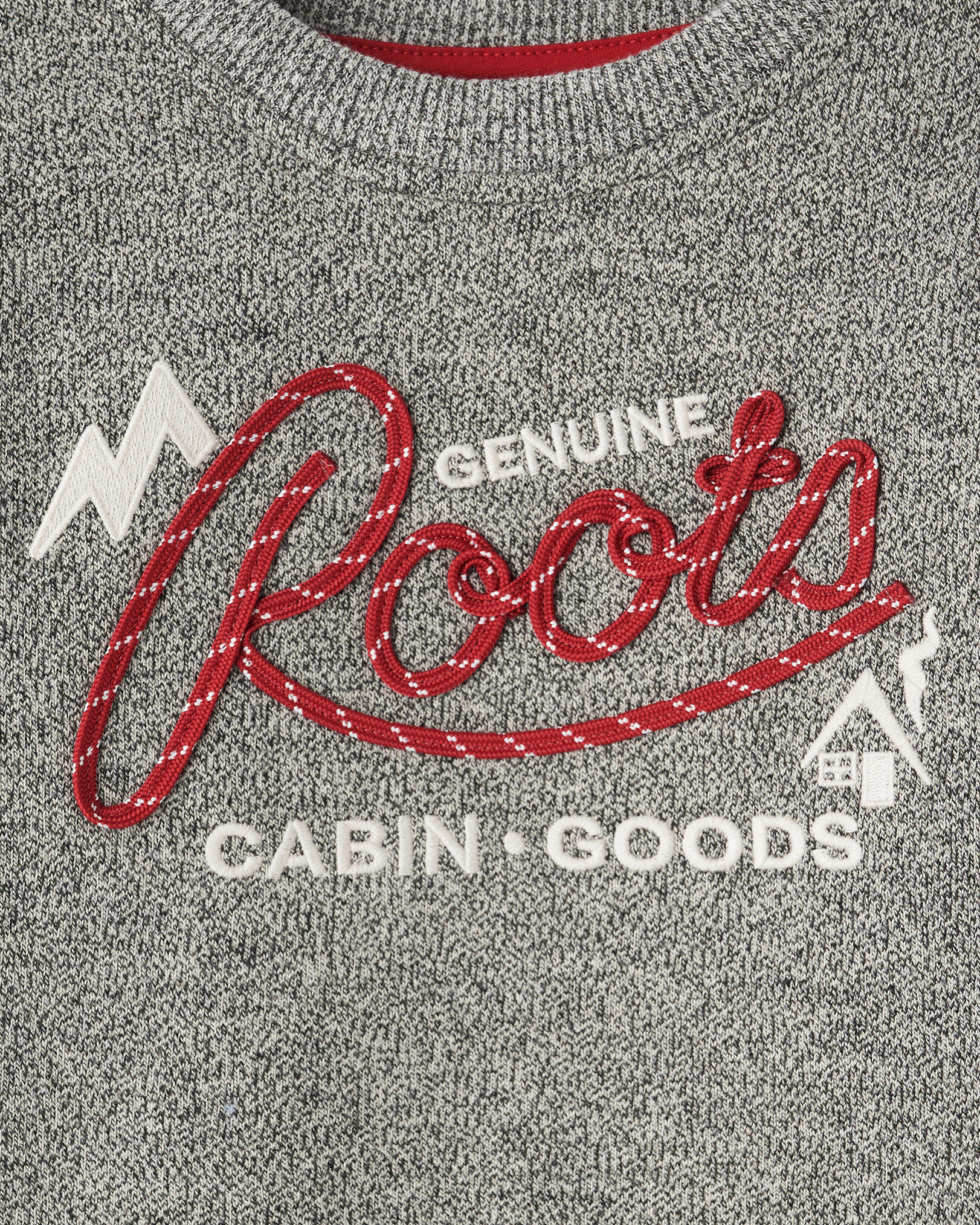Toddler Cabin Rope Applique Crew Sweatshirt