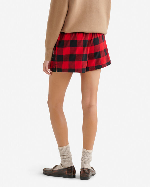 Short de pyjama à carreaux pour femmes Short de pyjama à carreaux pour femmes