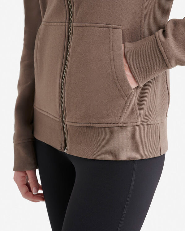 Organic Cooper Slim Full Zip Hoodie