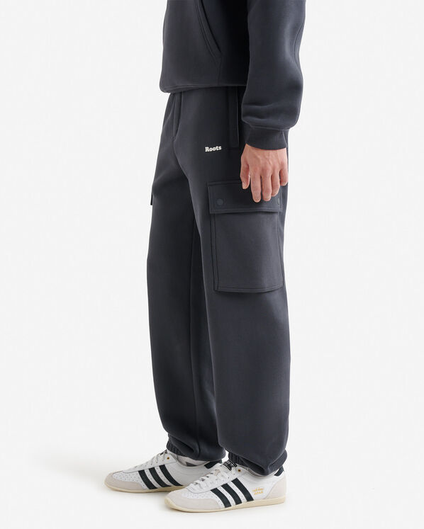 Pantalon &agrave; poches cargo en molleton Nuage