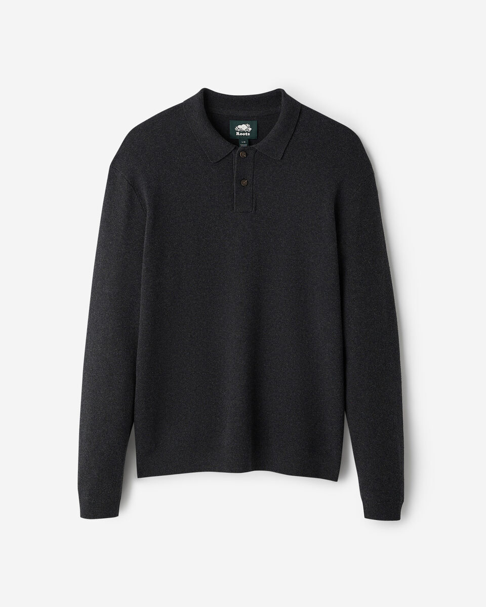 Severn Long Sleeve Sweater Polo