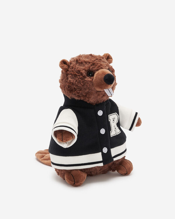 Castor en peluche Blouson universitaire