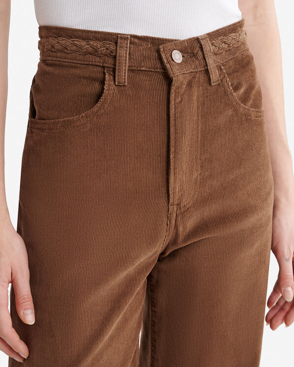 Jean à jambe large et taille haute tressée Levi's pour femme  Jean à jambe large et taille haute tressée Levi's pour femme